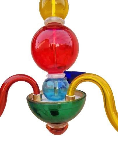 Vintage Italian Murano Glass Chandelier - 3