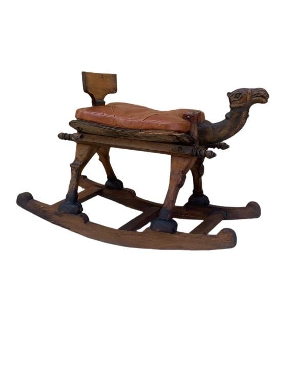 Antique Turkish Camel Rocker - 4