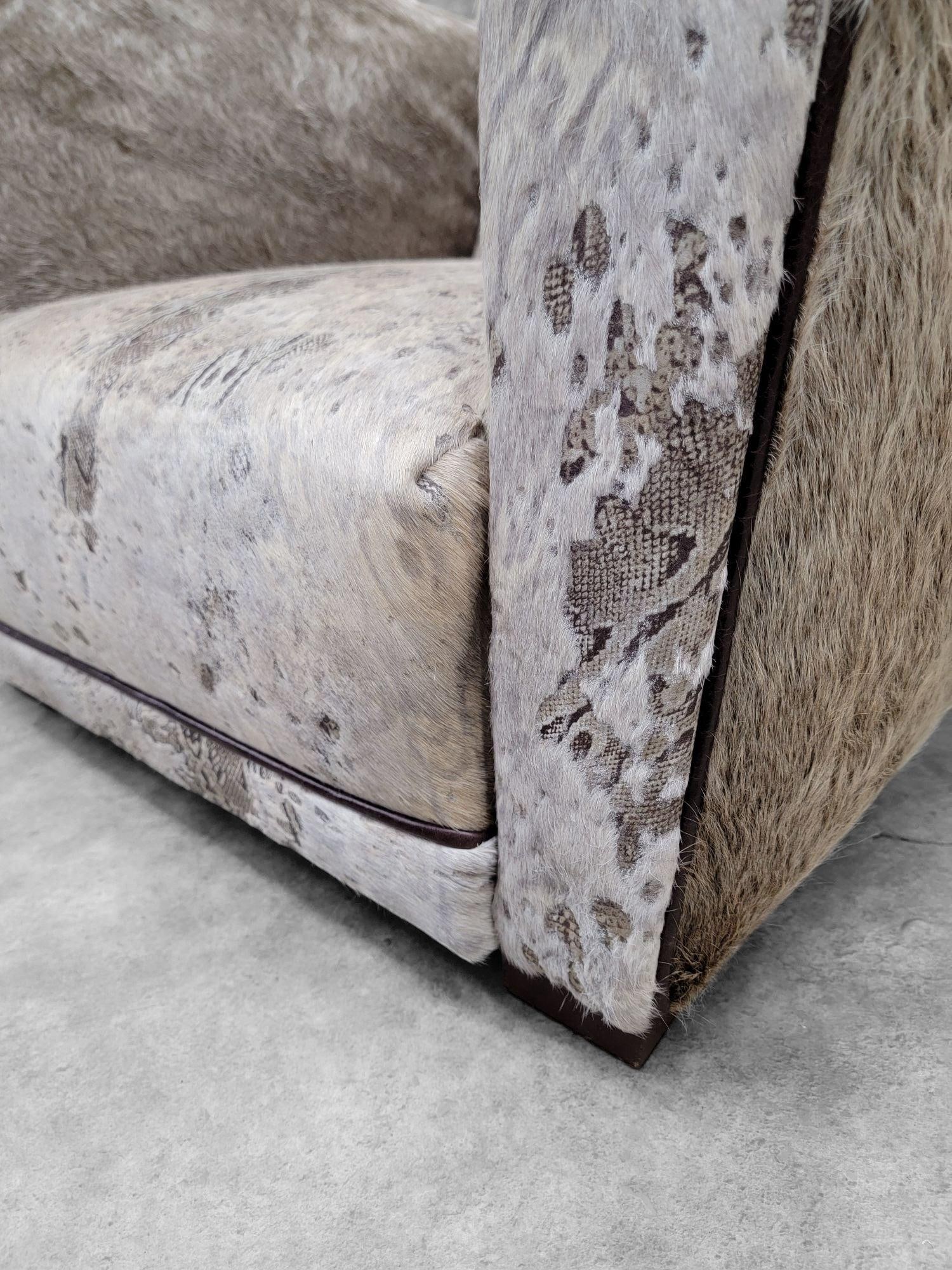 Vintage French Art Deco Club Chair Newly Reupholstered - 5