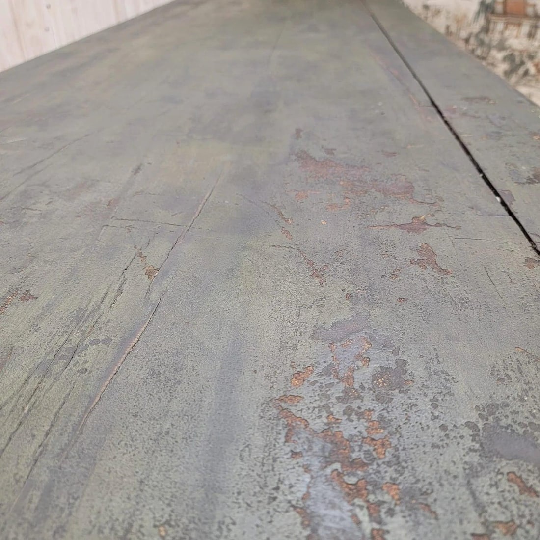 Vintage Shanxi Province Elm Calligraphy Table - 4