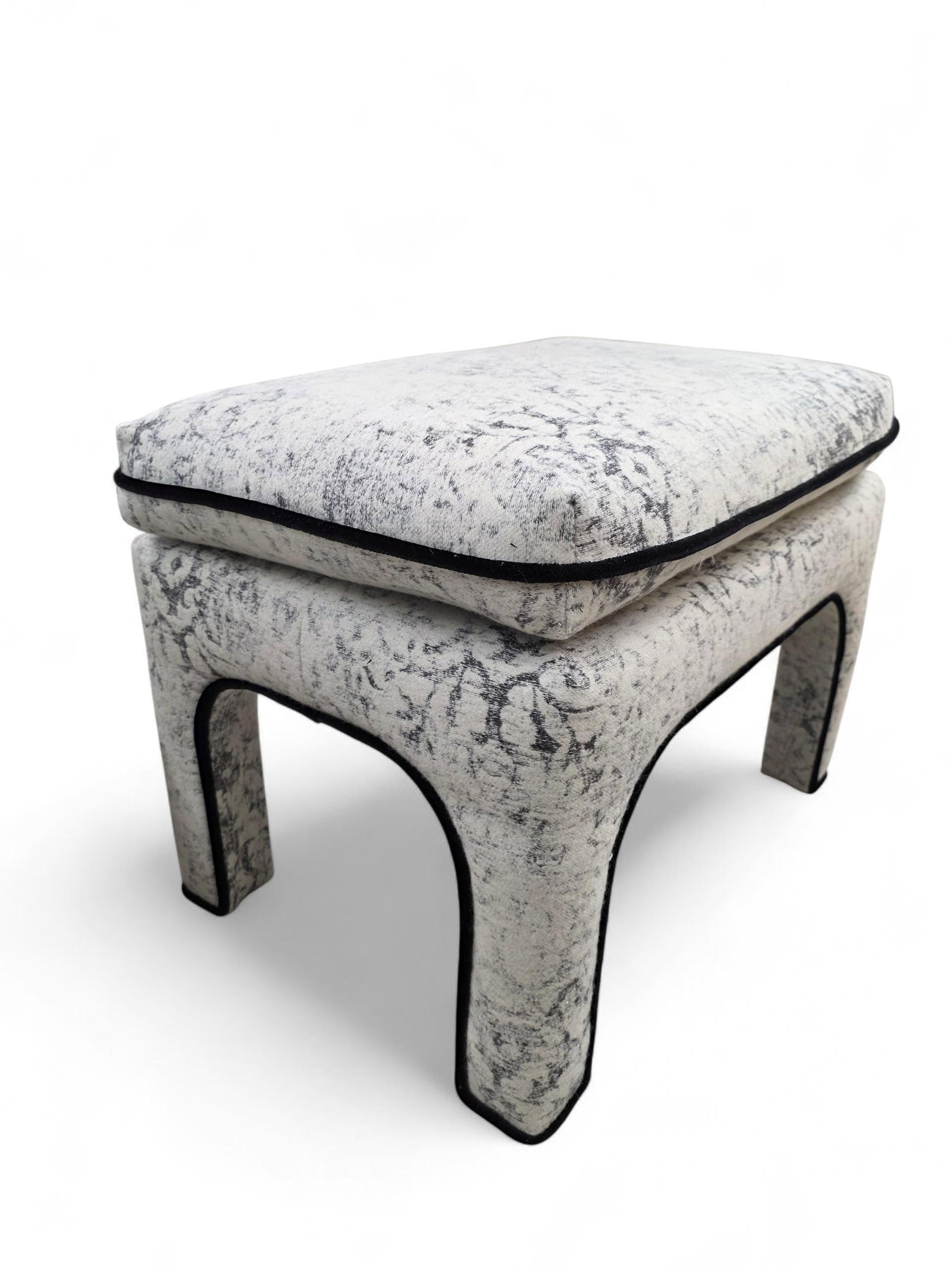 MCM Pillow Top Ottoman by Directional Newly Reupholstered - Pair - 8