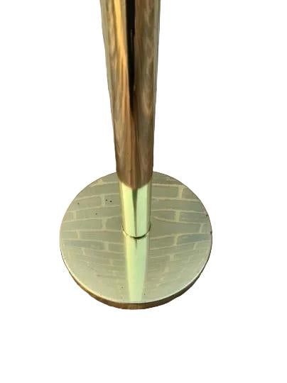 Art Deco Brass Torchiere Floor Lamp - 6
