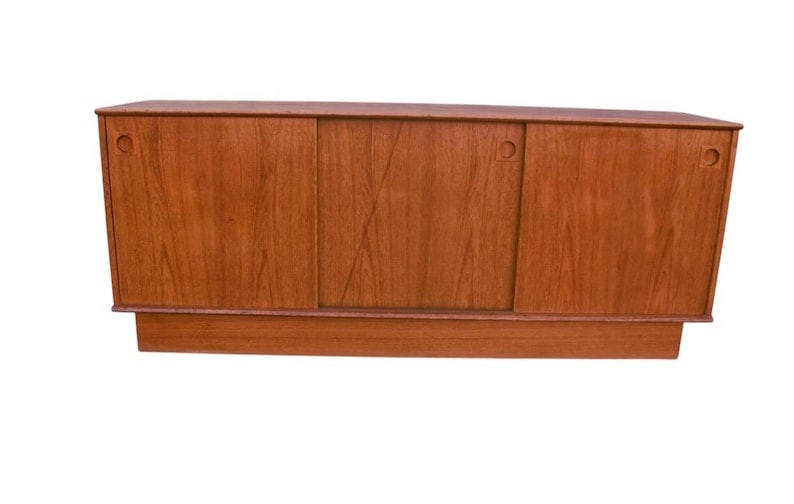 MCM Danish Sliding Door Sideboard Credenza by Dyrlund (1 of 8)