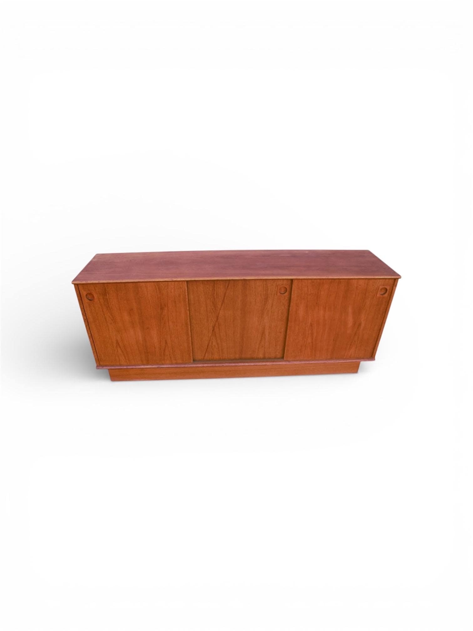 MCM Danish Sliding Door Sideboard Credenza by Dyrlund - 8