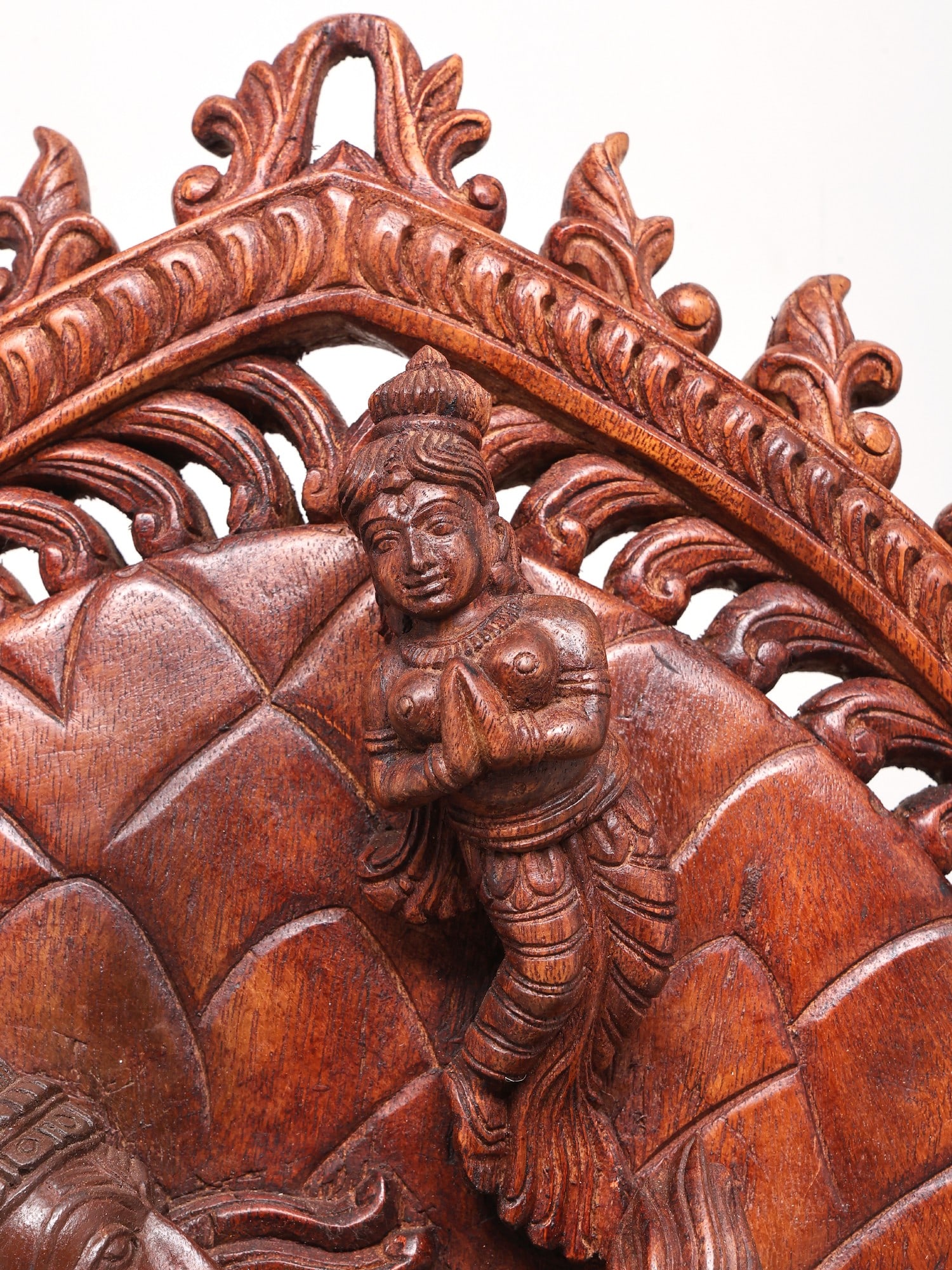 31" Ganga Avataran: Lord Shiva and The Descent of River Goddess Ganga | Exquisite Wooden Artwork - 2