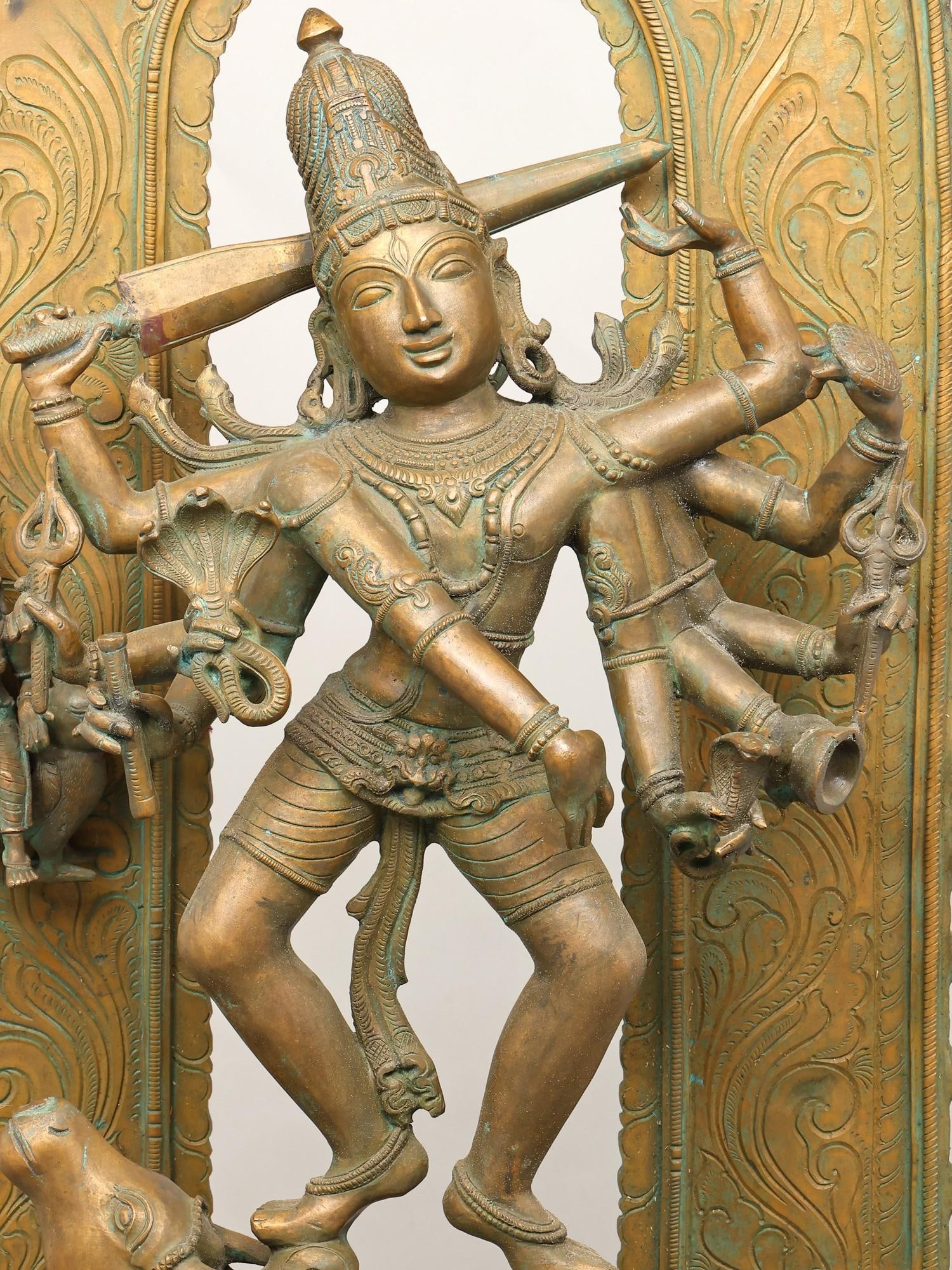 Dashabhuja Rishabha Thandavamoorthy (Ten-Armed Dancing Shiva on Nandi) | Madhuchista Vidhana - 2