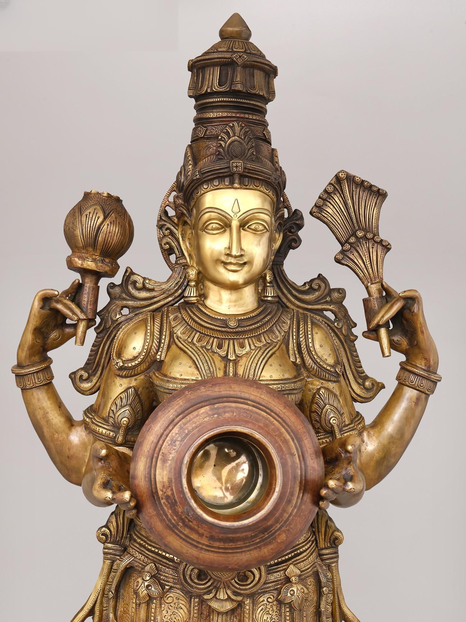 Goddess Lakshmi with Wealth Pot - 2