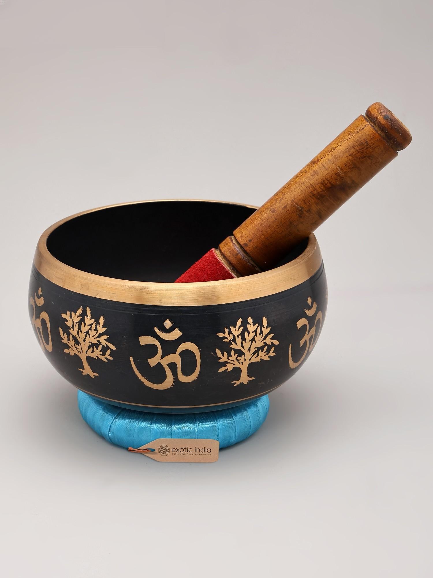 6" Om (Aum) Design Singing Bowl for Mindfulness, Yoga & Spiritual Practices: Title: 6" Om (Aum) Design Singing Bowl for Mindfulness, Yoga & Spiritual Practices Reserve: $68.00 Shipping: Domestic: Shipping rates are determined by destination International: Foreign shipping