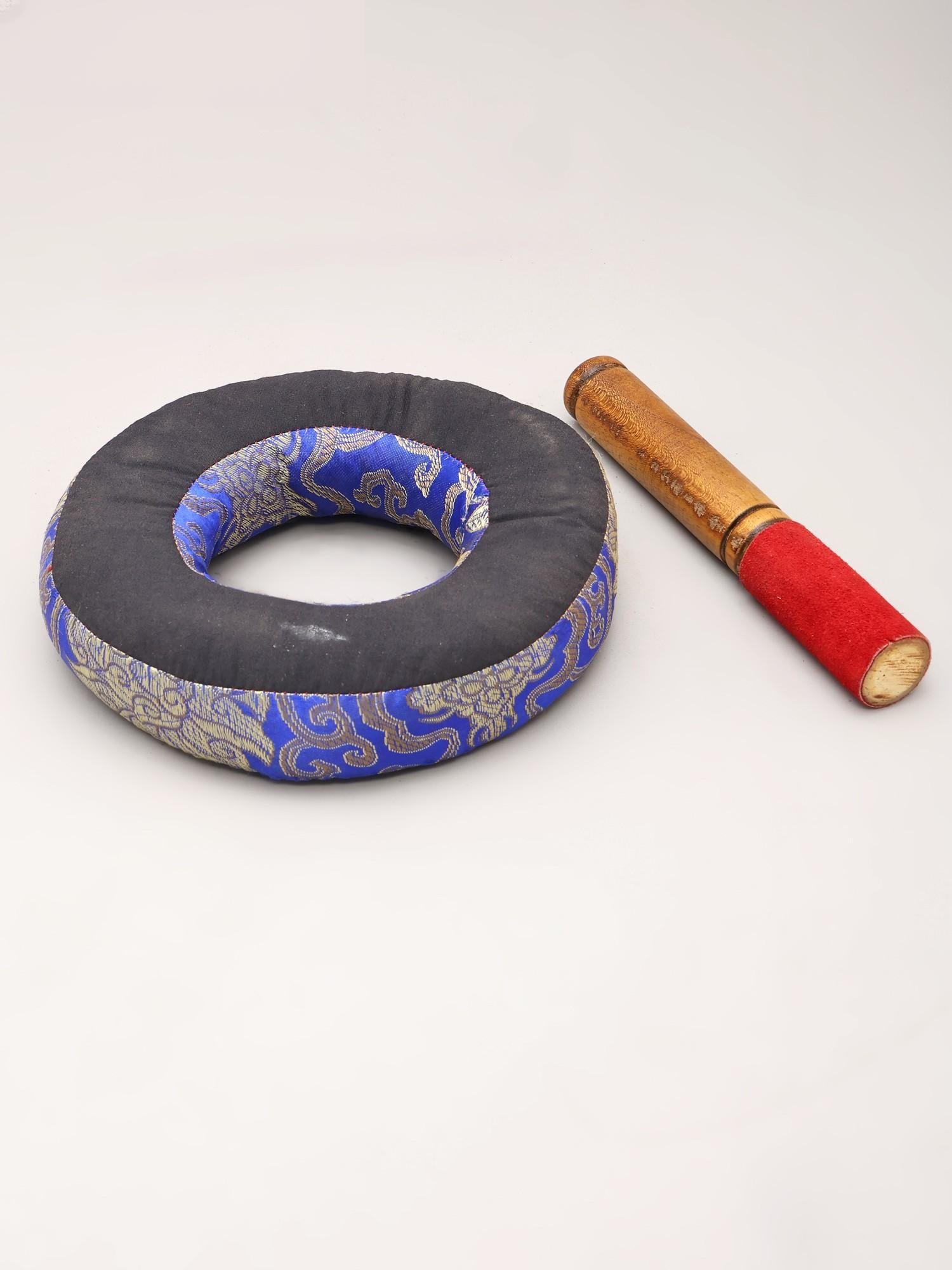 12" Tibetan Buddhist Singing Bowl Set for Deep Relaxation & Healing - 2