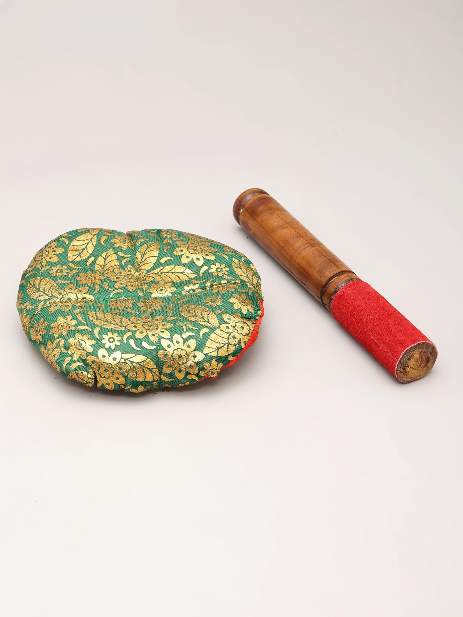 9" Handcrafted Engraved Tibetan Buddhist Singing Bowl for Yoga, Meditation & Stress Relief - 2