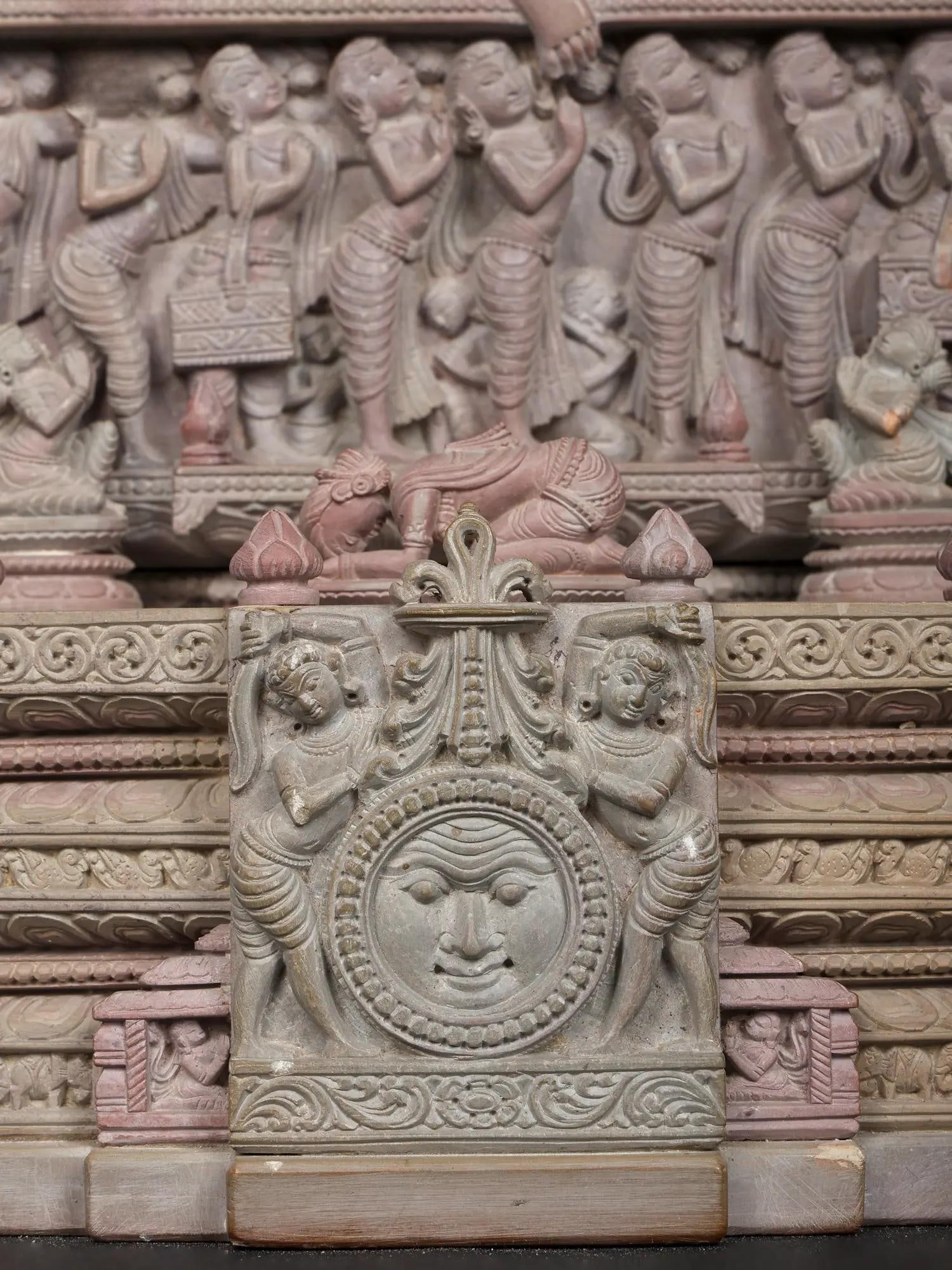 15" Majestic Hand-Carved Lord Krishna Temple Shrine - 2