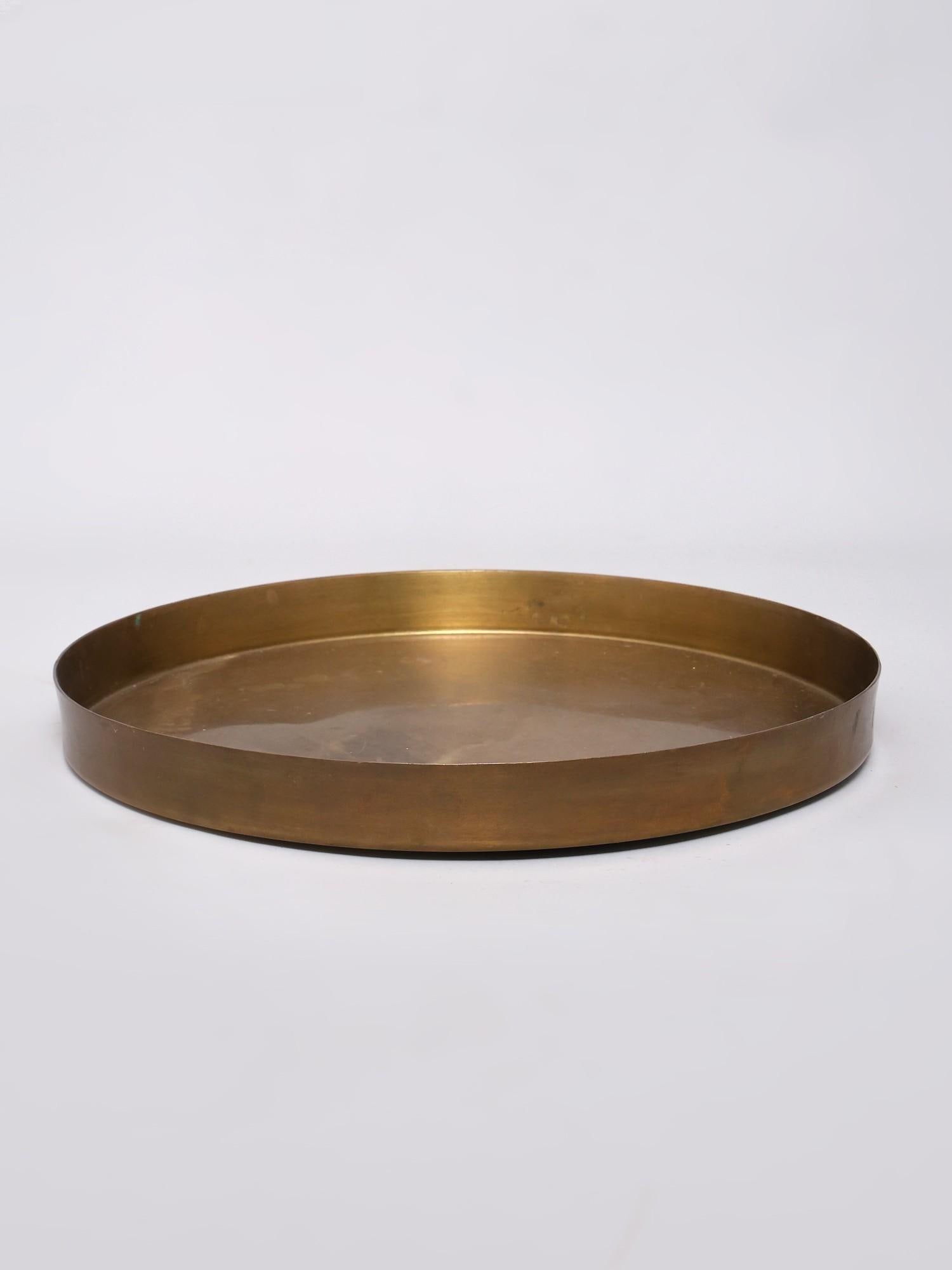 12" Ritual Thali in Brass - 2