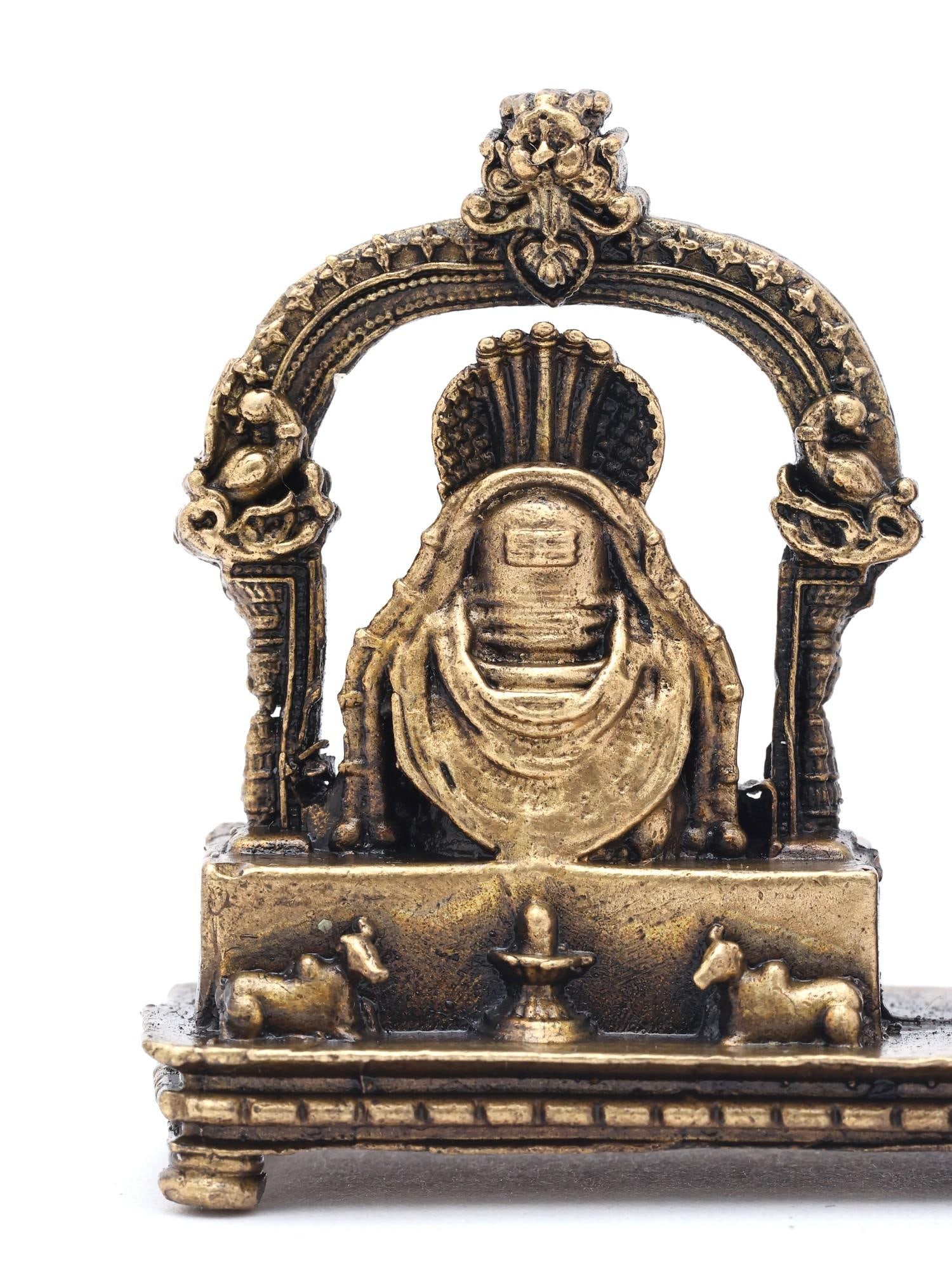 Annamalaiyar (Lord Shiva) and Unnamalai Amman (Goddess Parvati) | Copper Statue | Made in India - 2