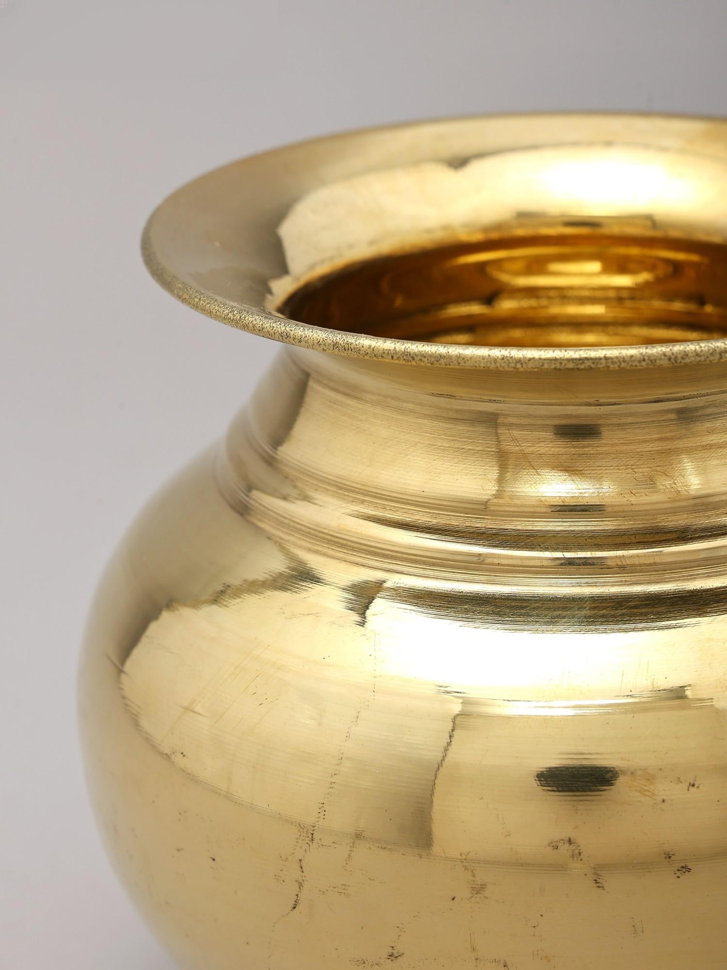 5" Brass Puja Kalash - 2