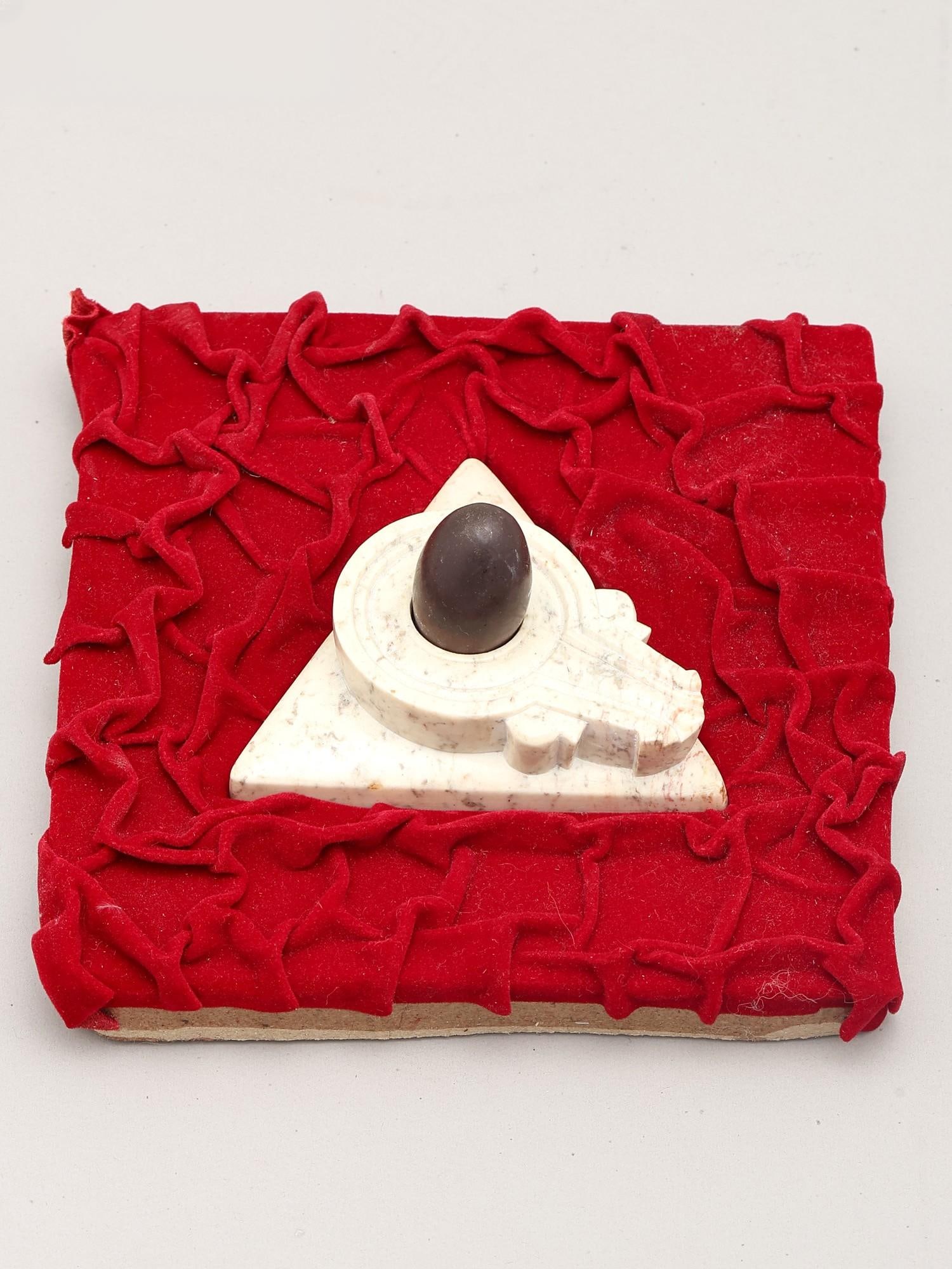3" Small Triangle Shivalingam - 2