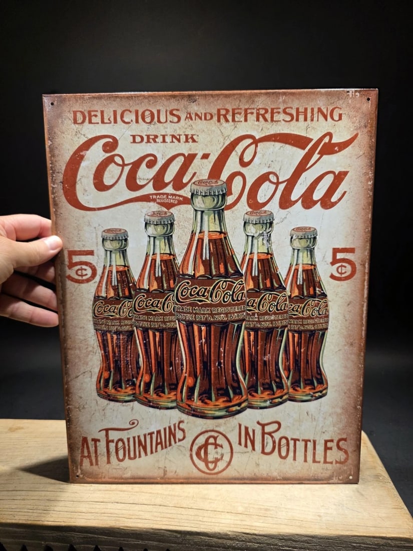 Coca Cola Bottles Sign - 8