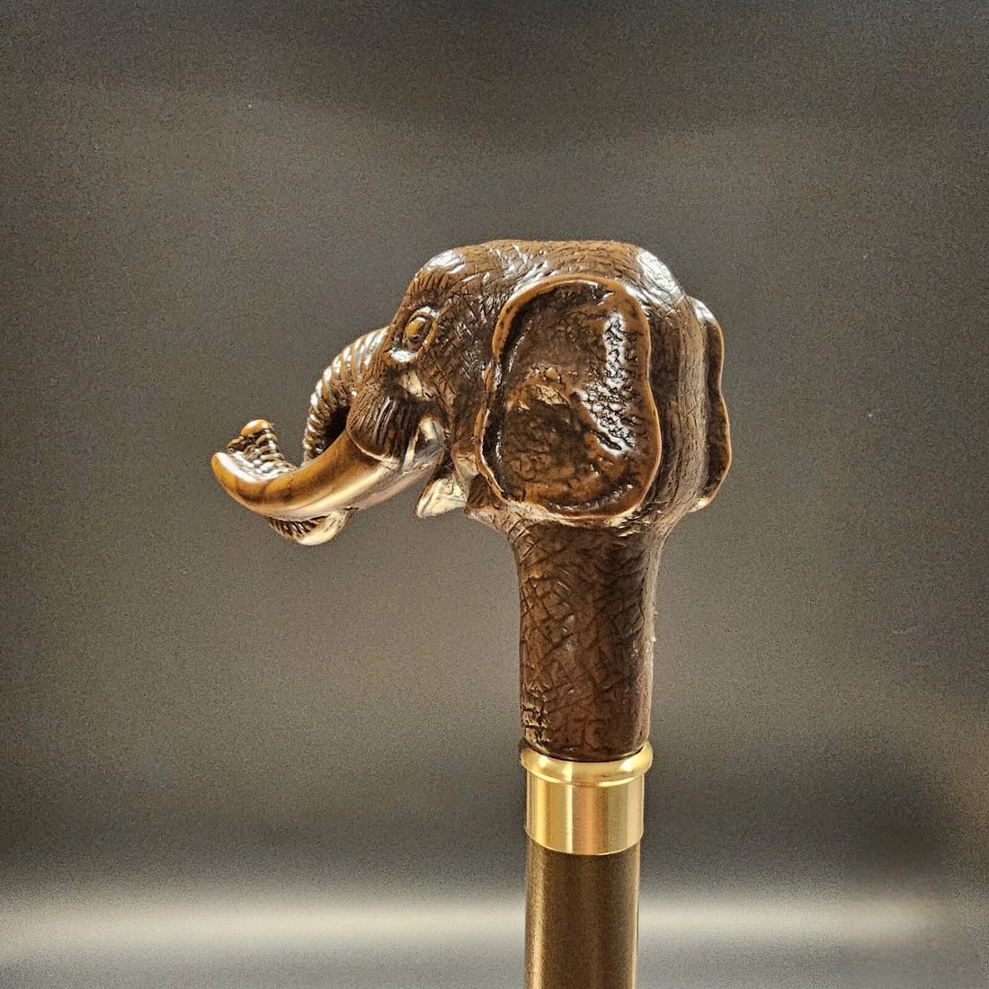 36" Elephant Walking Stick Cane - 3