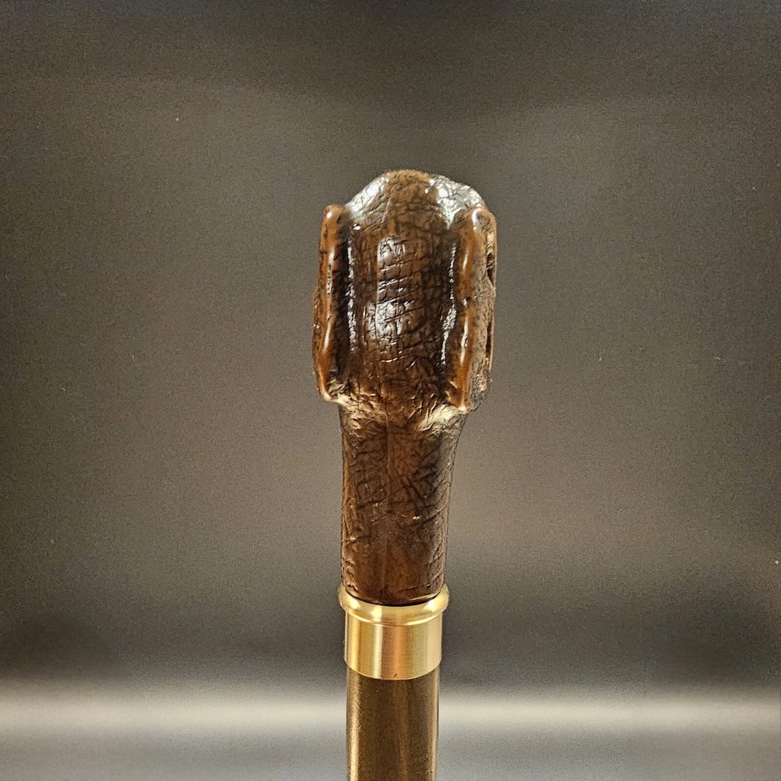 36" Elephant Walking Stick Cane - 4