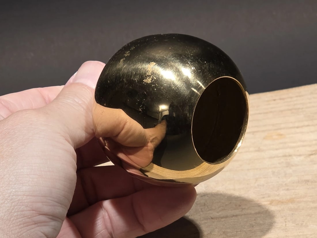 Schoolhouse Brass Apple Bell - 4