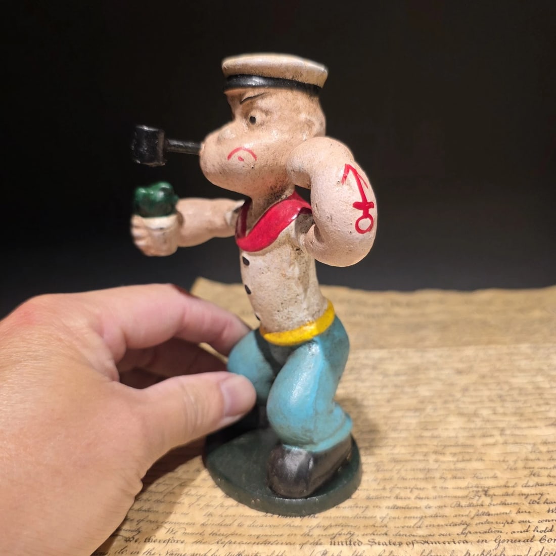6" Cast Iron Saylor Figurine - 2