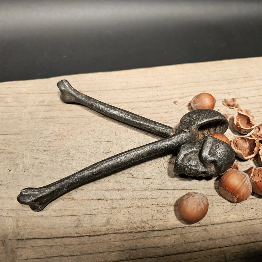 Skull Bones Nut Cracker - 12