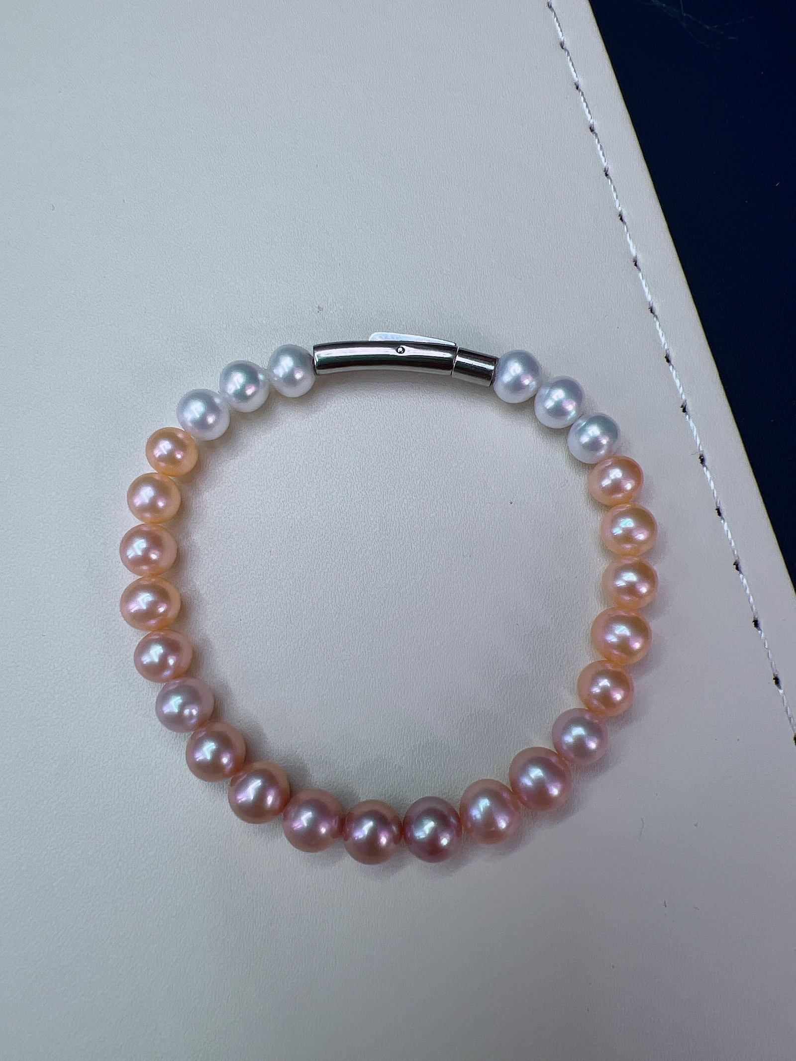 Nucleus-free Freshwater Pearl Bracelet - 4