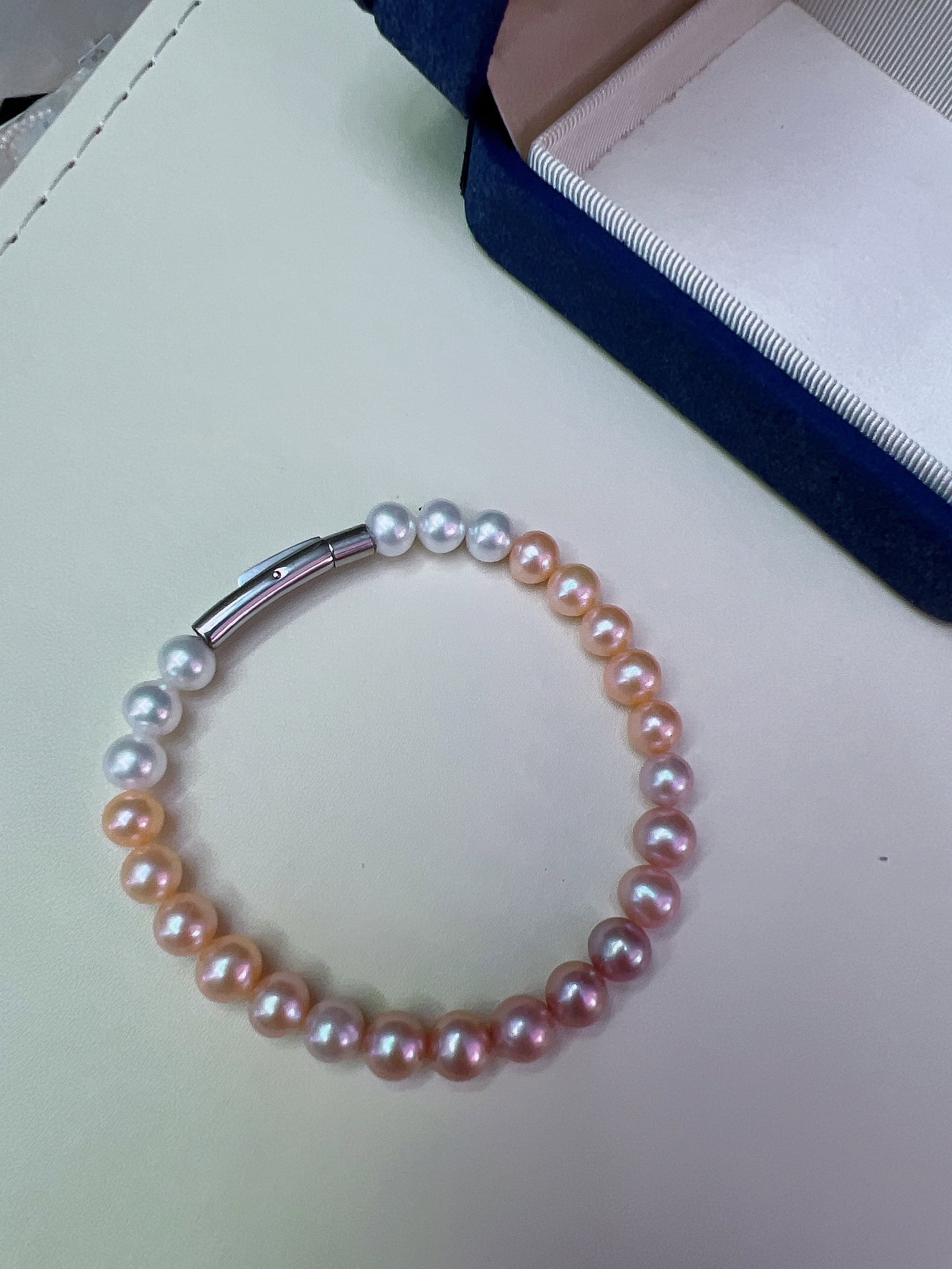 Nucleus-free Freshwater Pearl Bracelet - 5