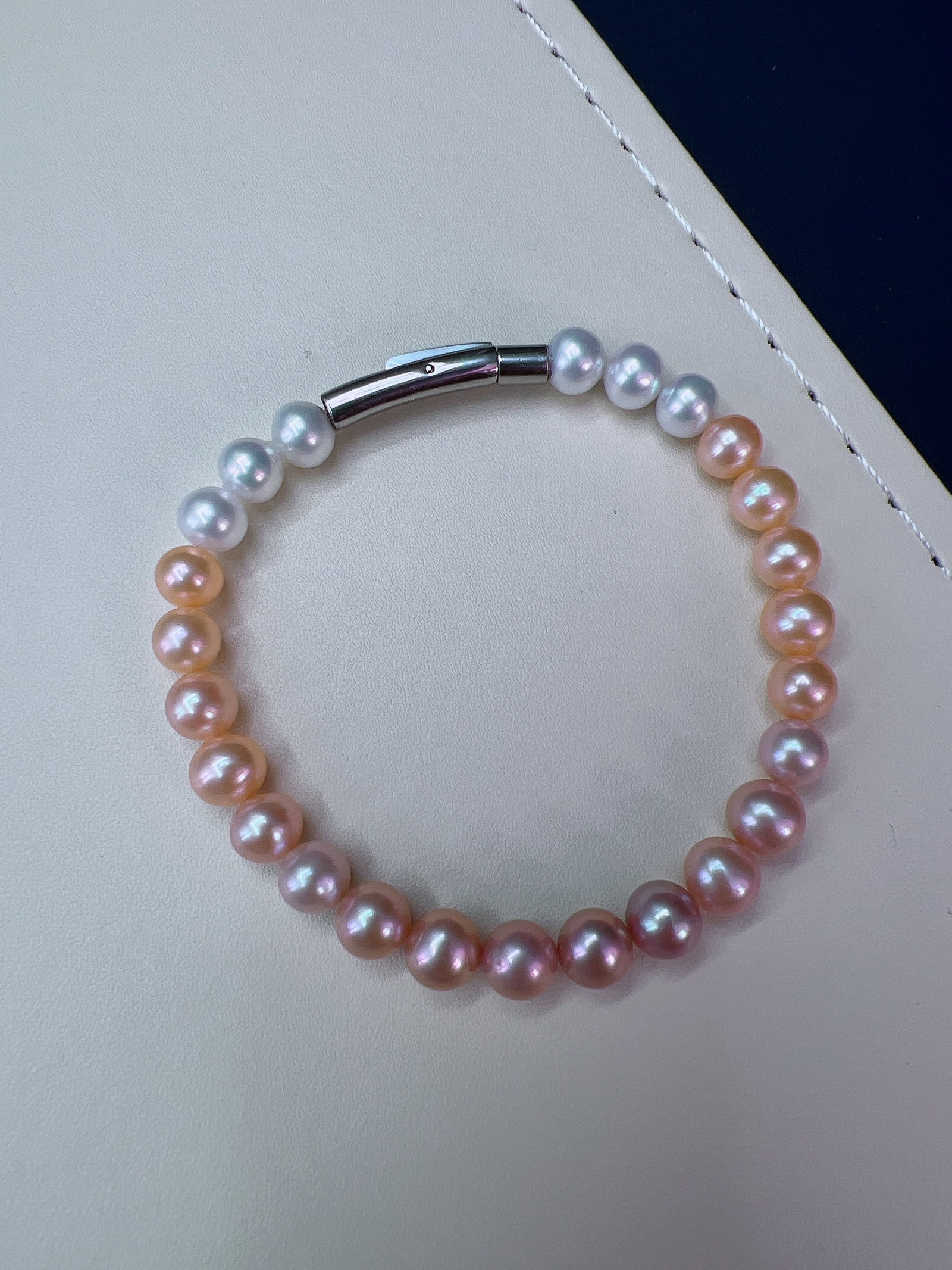 Nucleus-free Freshwater Pearl Bracelet - 7