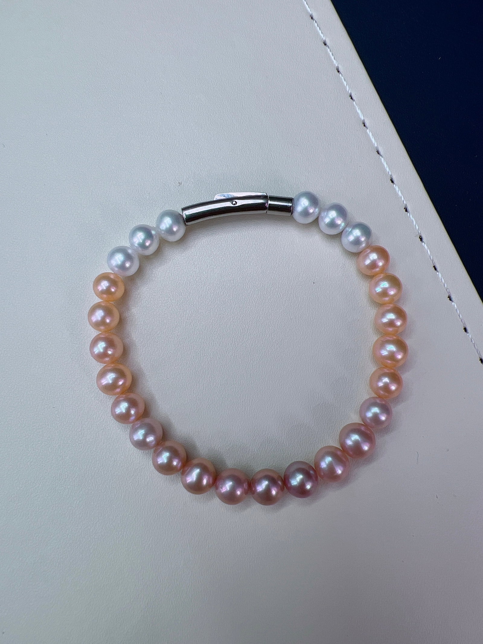 Nucleus-free Freshwater Pearl Bracelet - 8