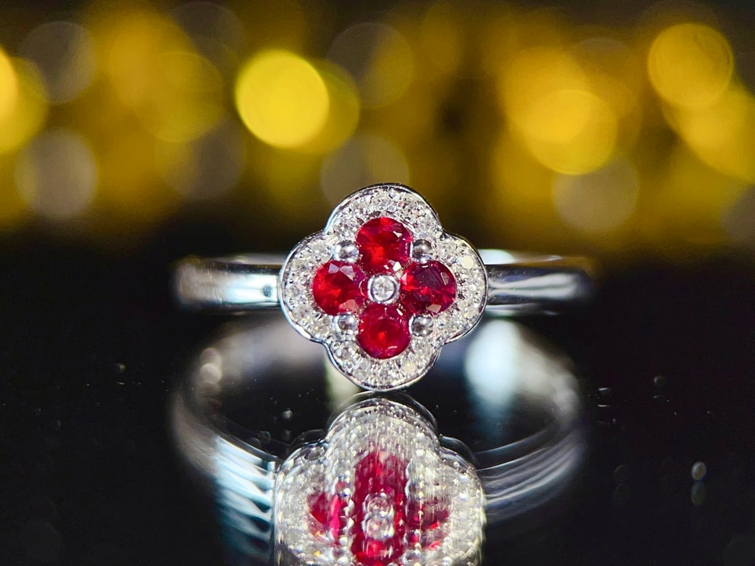 18K Gold High-Quality Ruby Ring - 2