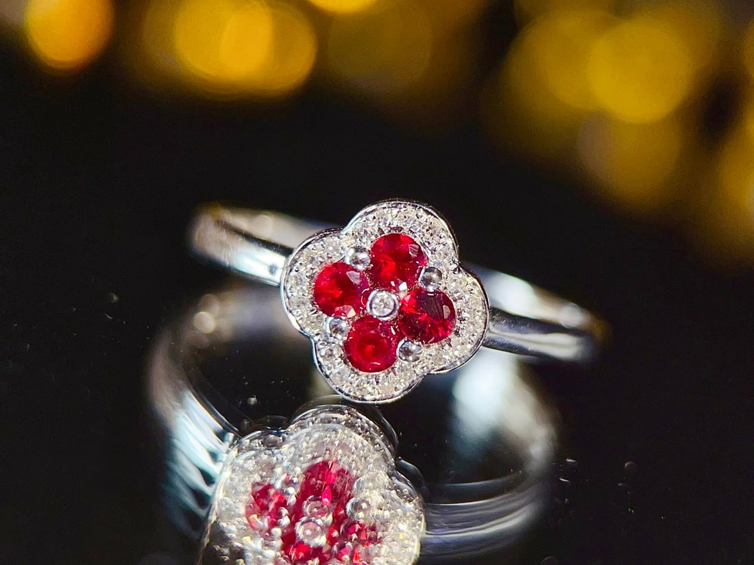 18K Gold High-Quality Ruby Ring - 3