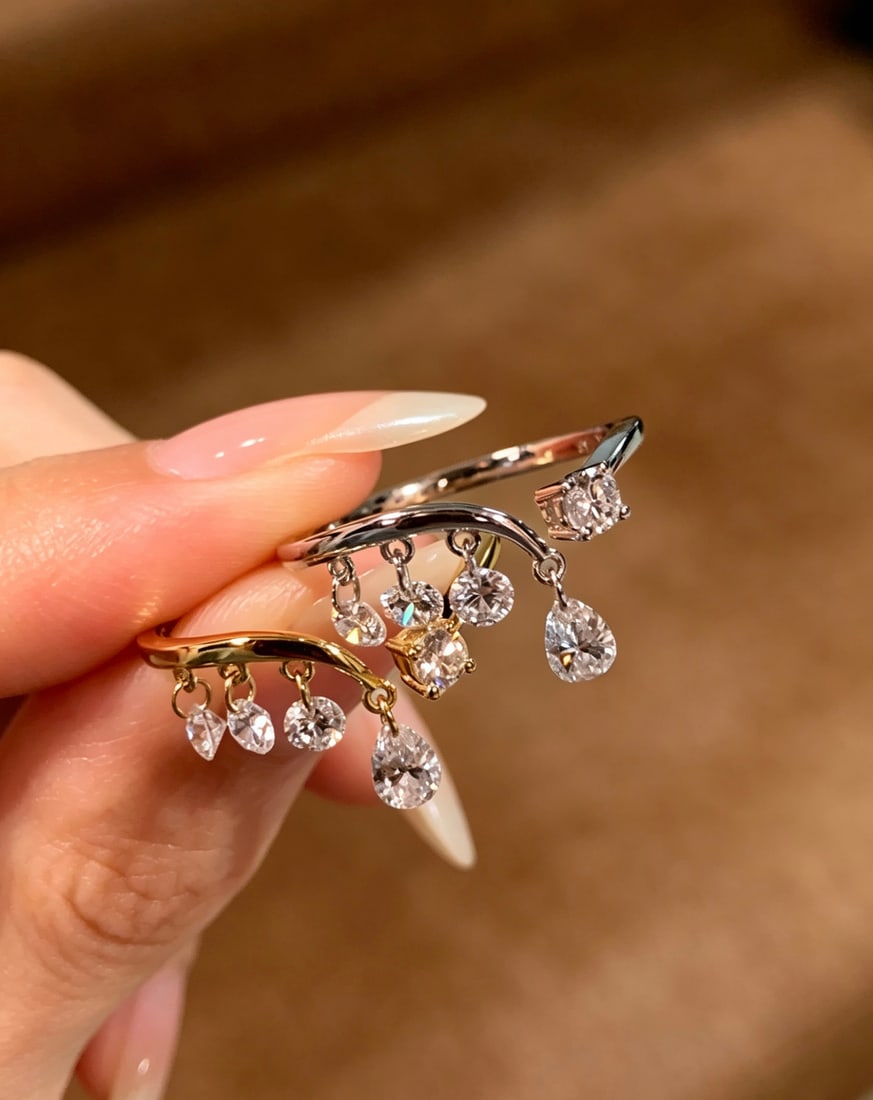 18K Gold Lab-Grown Diamond Ring - 3