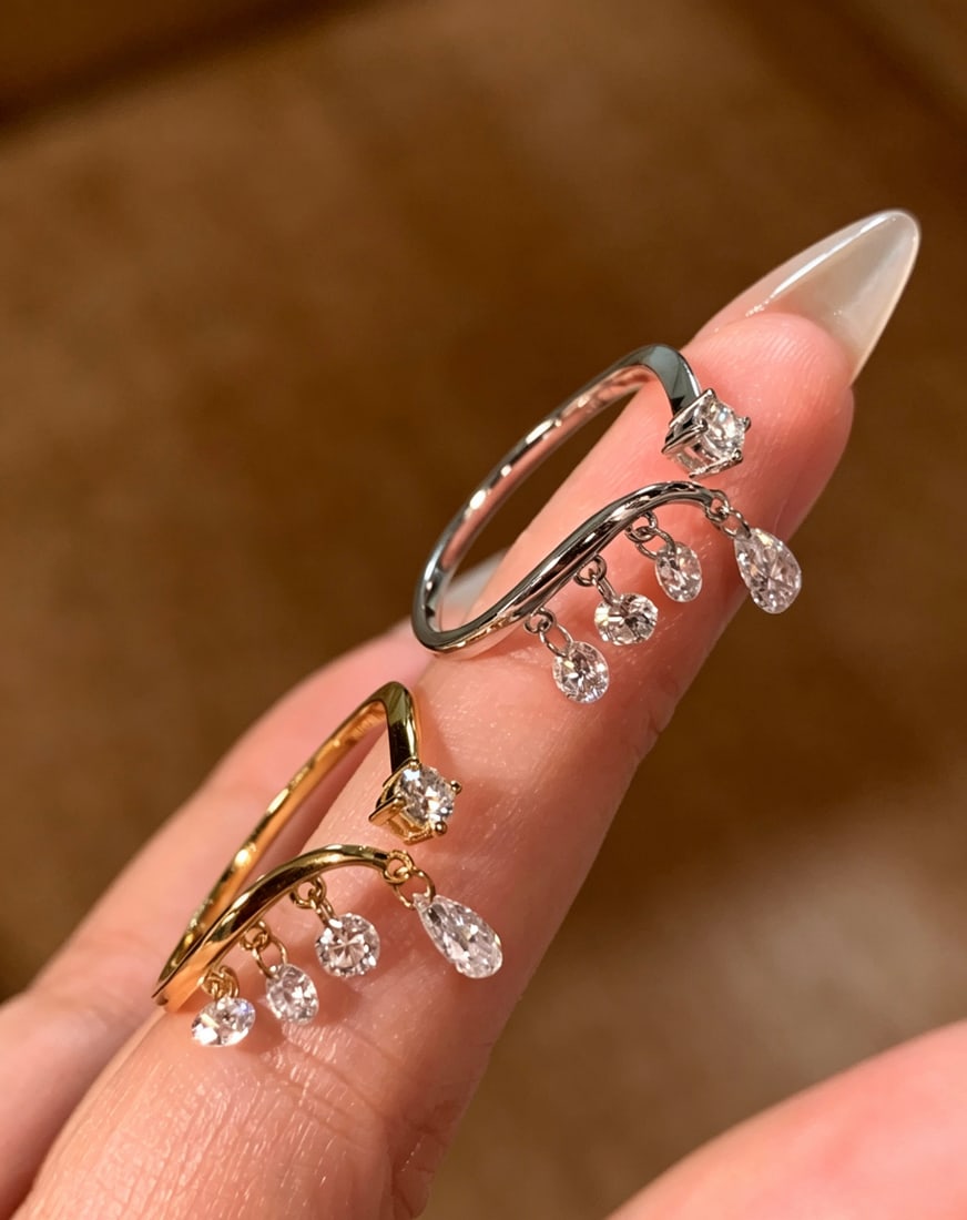 18K Gold Lab-Grown Diamond Ring - 4