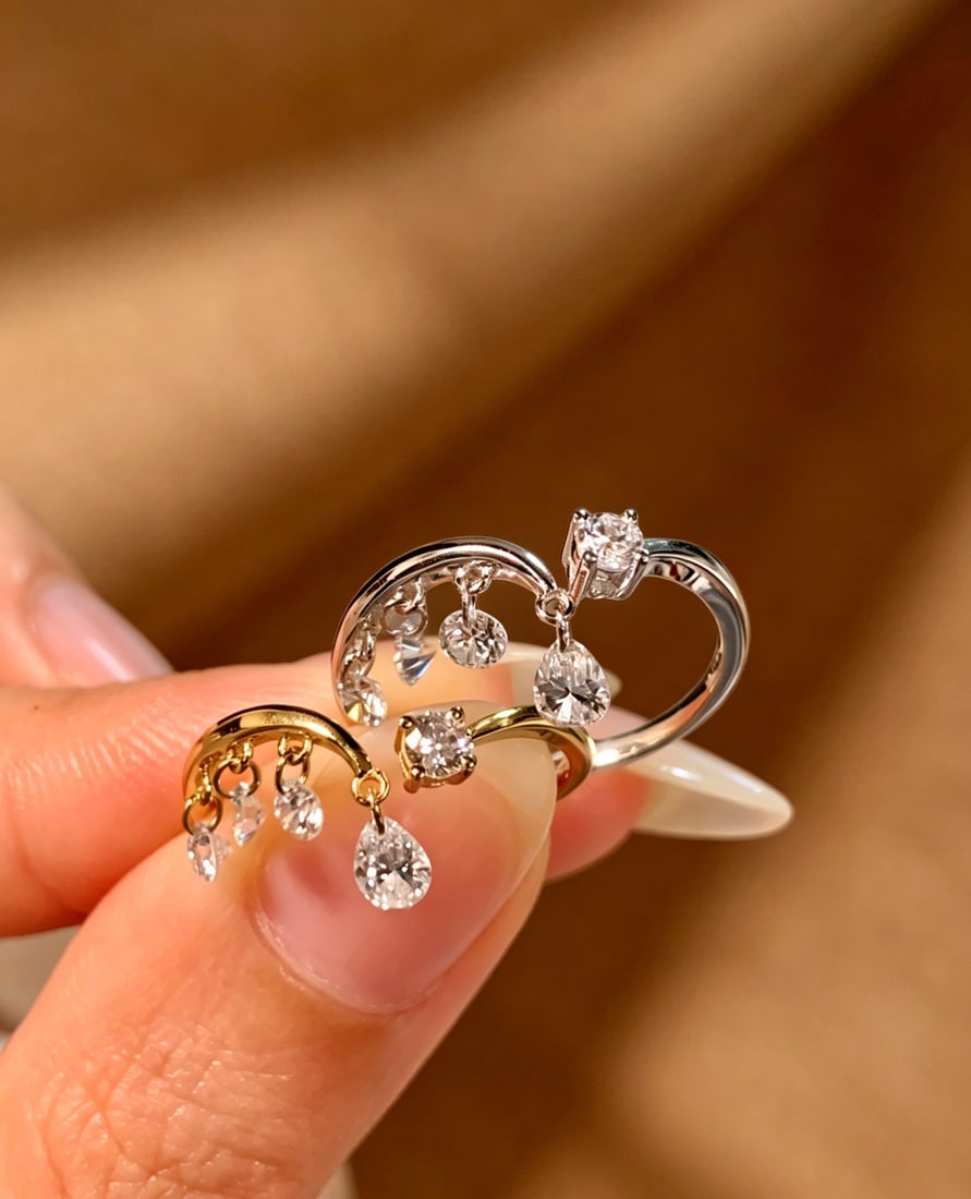 18K Gold Lab-Grown Diamond Ring - 6