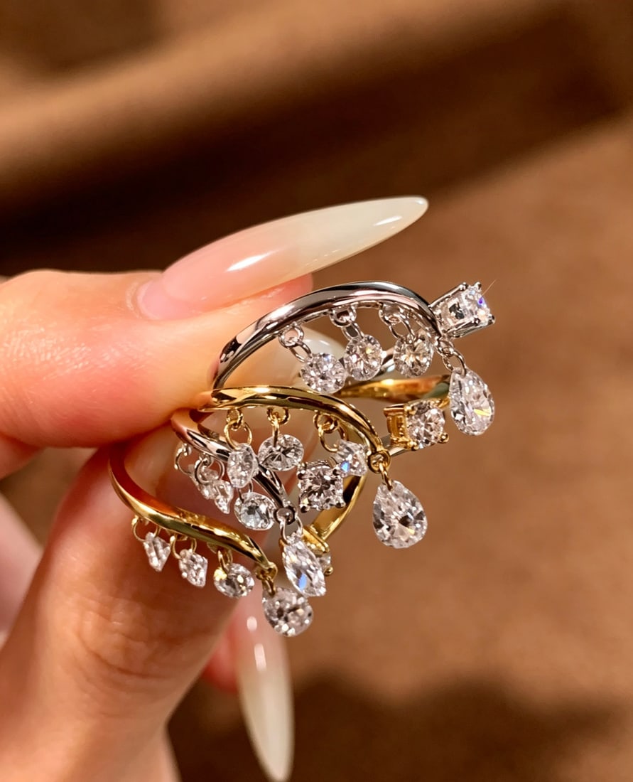18K Gold Lab-Grown Diamond Ring - 7