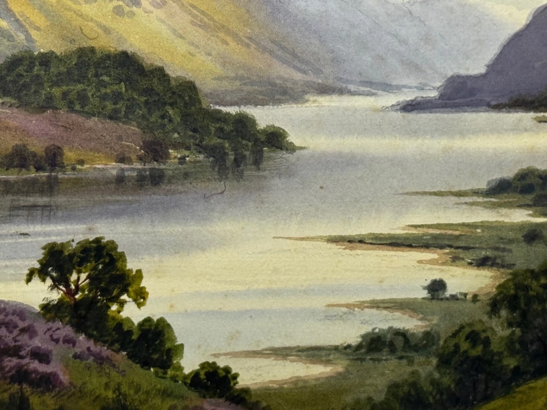 Thirlmere and Helvellyn Lake District Painting by Edward Horace Thompson 1925 - 9