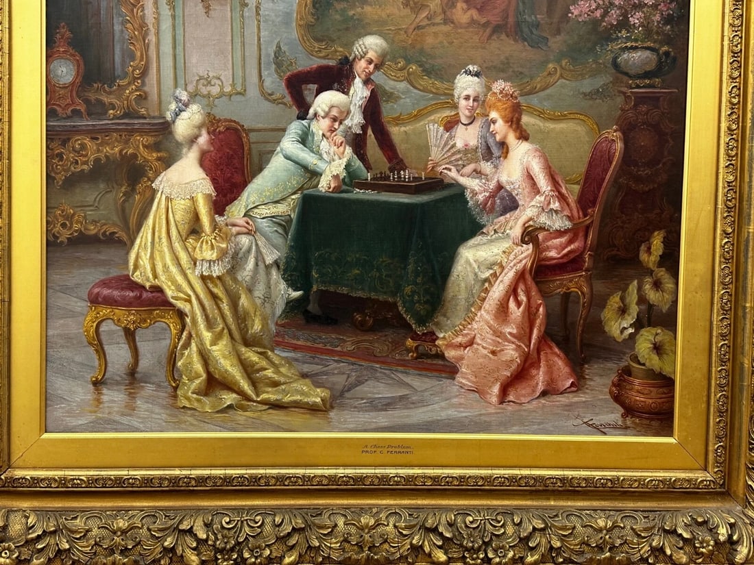 A Chess Problem in the Drawing Room Drama of a Courtly Move By Carlo Ferranti - 4