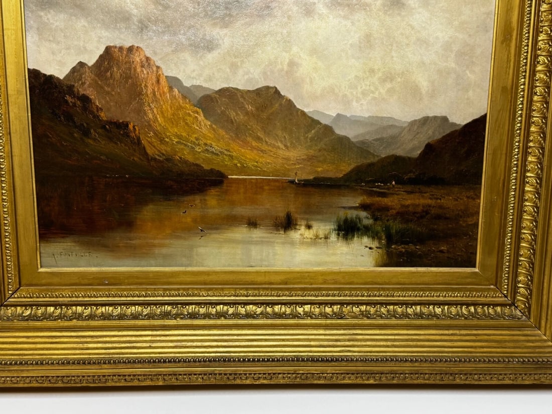 Landscape Masterpiece Painting Windermere Sunrise by Alfred de Breanski Jr - 6