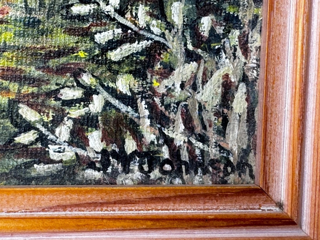 British Oil Painting Historic Speke Hall Tudor Manor House After Thomas Allom - 17