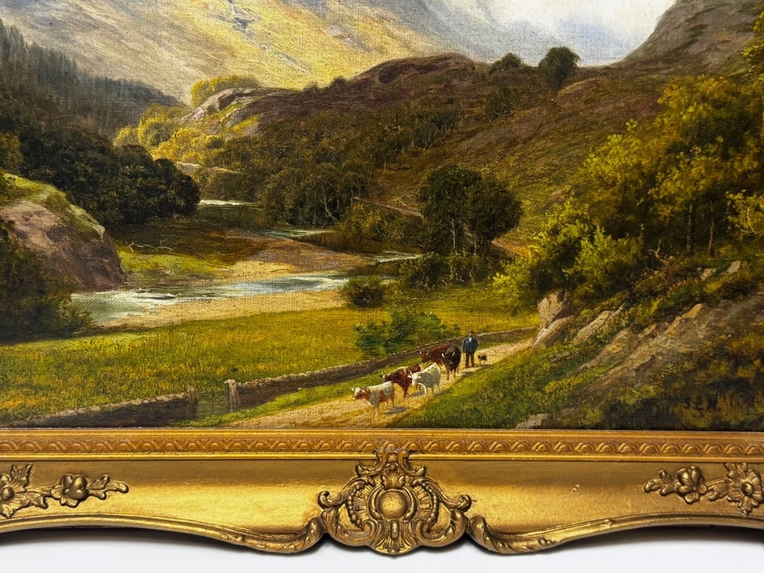 Oil Painting Afternoon Borrowdale Landscape Lake District Stephen Enoch Hogley - 8