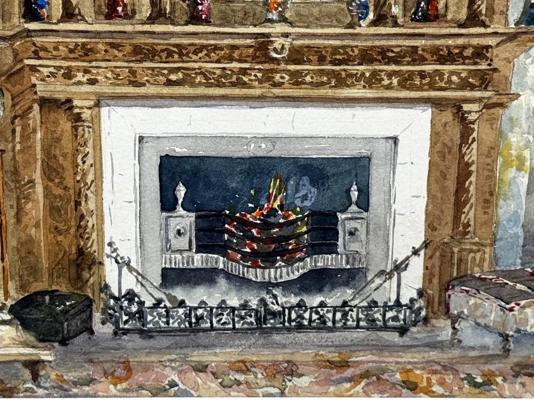 The Chimneypiece Long Gallery, Westwood House, Westwood Park, Worcestershire - 5