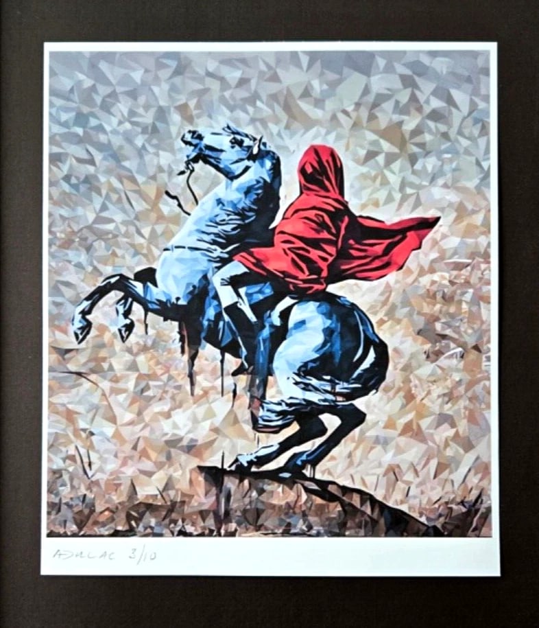 ALEXANDER DULAC | MY BLIND NAPOLEON Hand Signed Authentic Print Ed. of 10 COA+ - 3