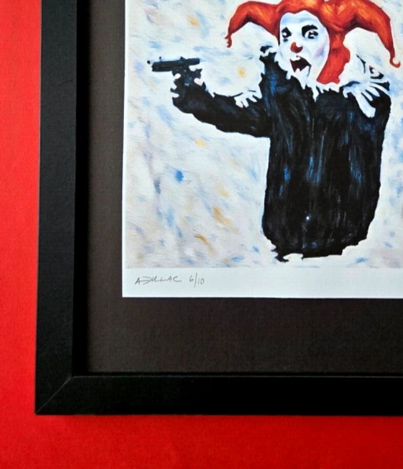 ALEXANDER DULAC | MY INSANE CLOWN Hand Signed Authentic Print Ed. of 10 COA - 4