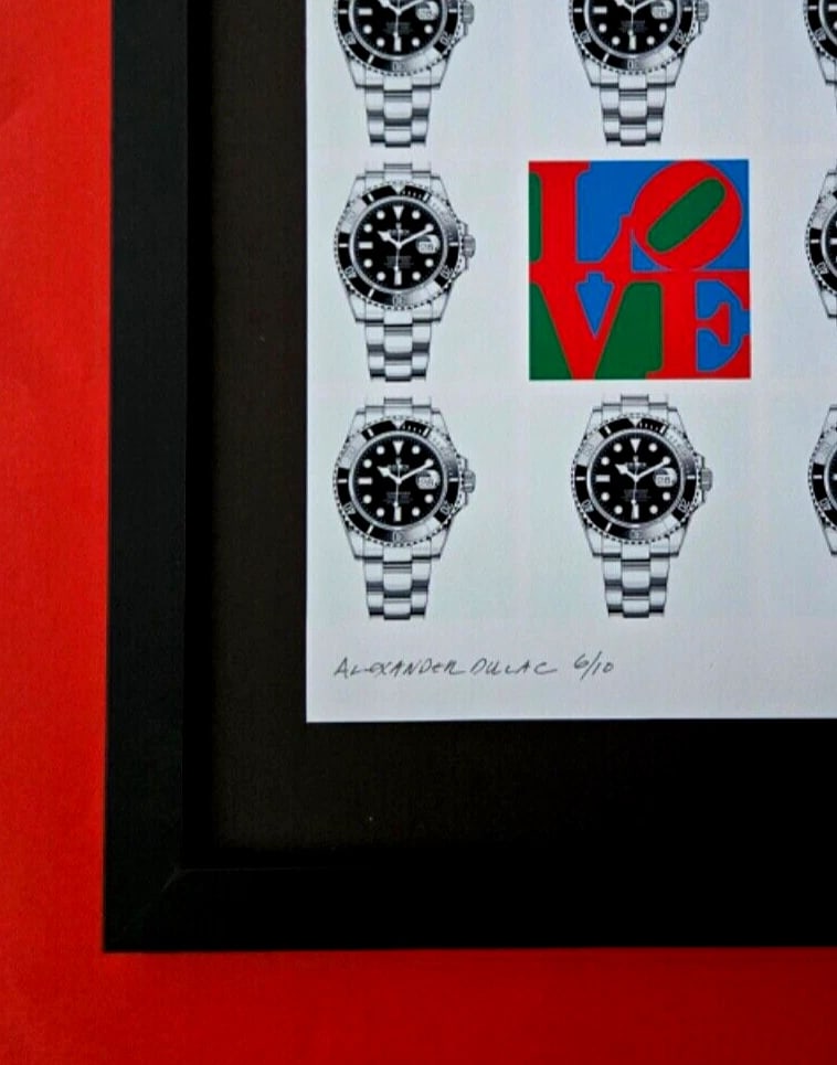 ALEXANDER DULAC | MY LUXURY WATCH Hand Signed Authentic Print Ed of 10 COA - 3