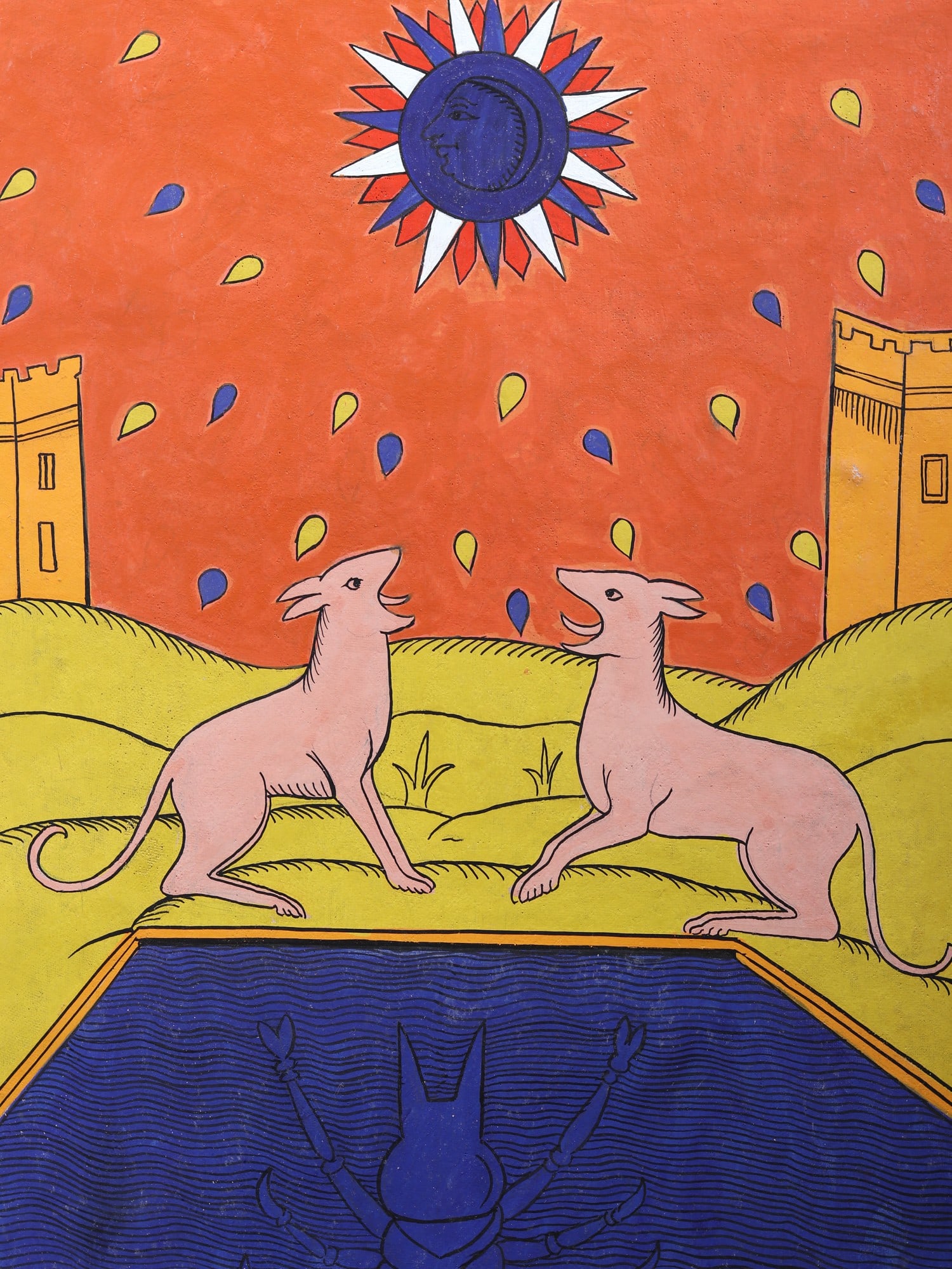 The Moon (Tarot Card Illustration) - 2