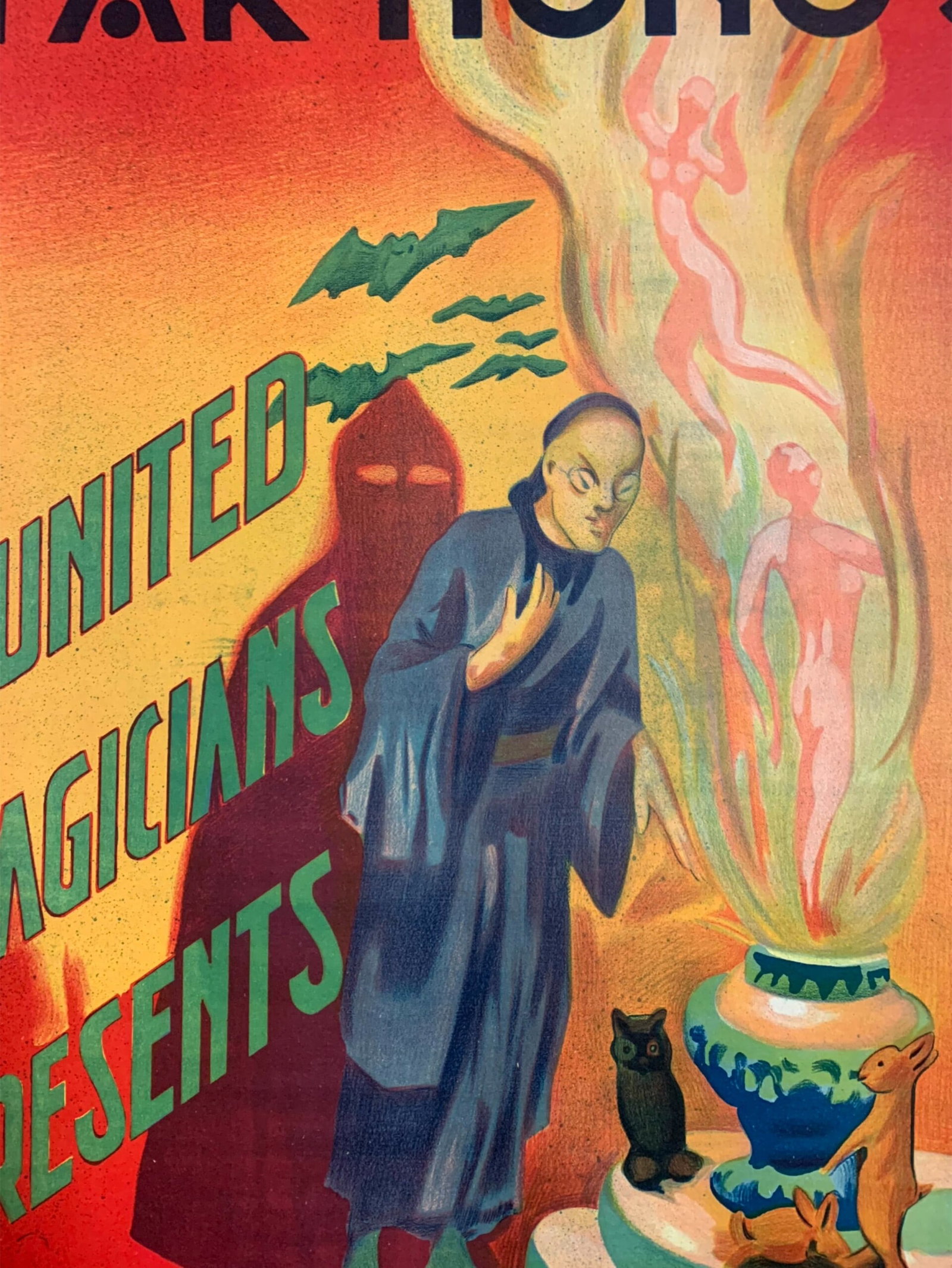 Chang and Fak-Hong - Hari Kiri (1923) 17x25 Spanish Magic Poster LB - 6