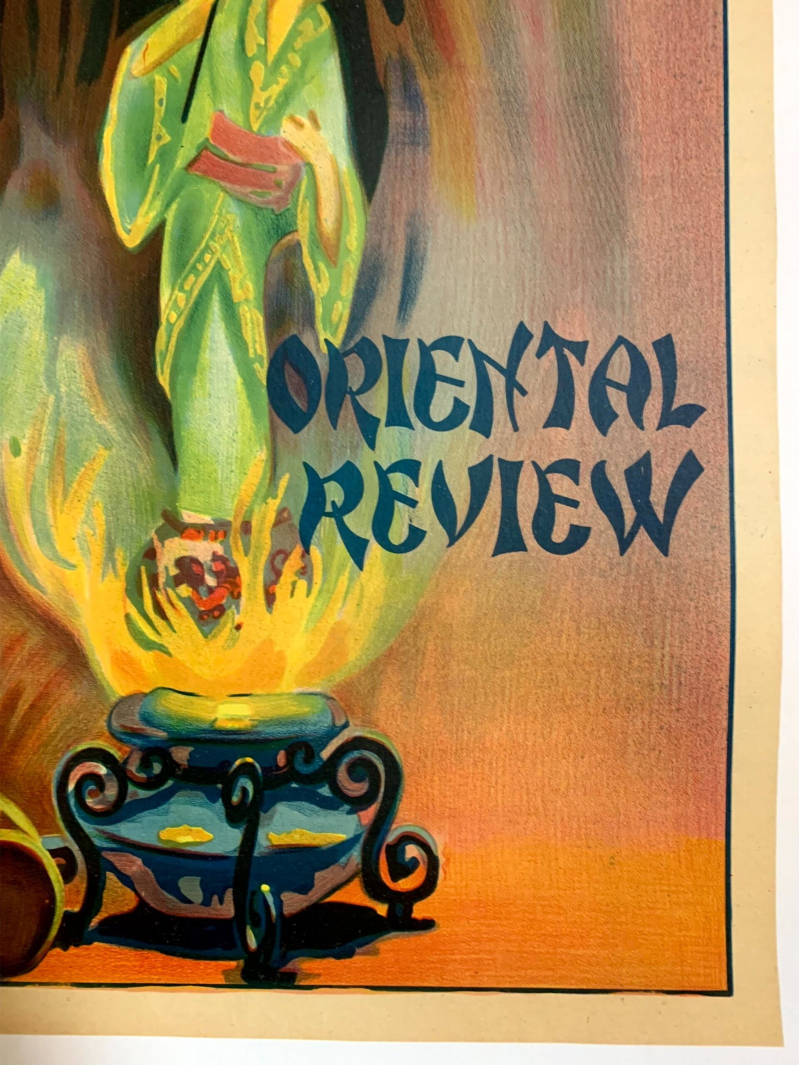 Chang and Fak-Hong - Oriental Review (1923) 17x25 Spanish Magic Poster LB - 4