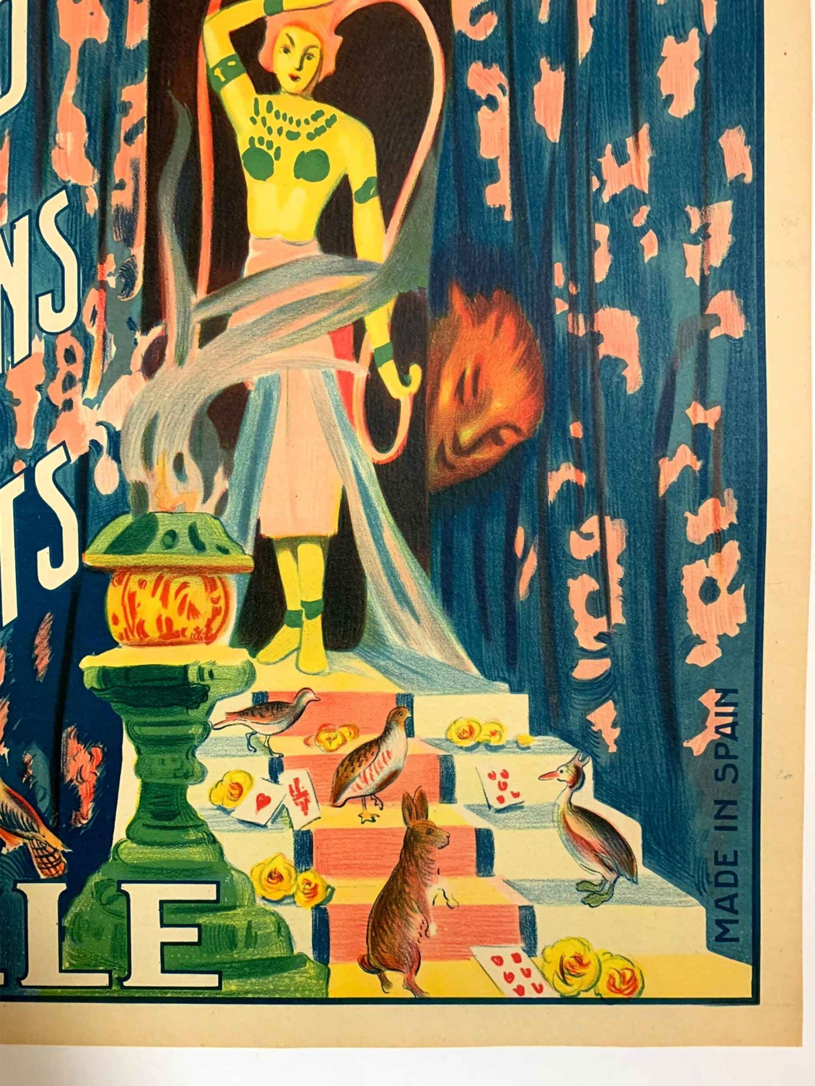 Chang and Fak-Hong - Elle (1923) 17x25 Spanish Magic Poster LB - 4