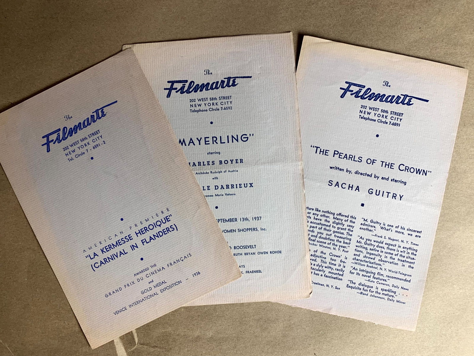 Theater Programs (1930's-60) US (37 Peices) Carmen, Way Down East, Les Miserables & More - 16