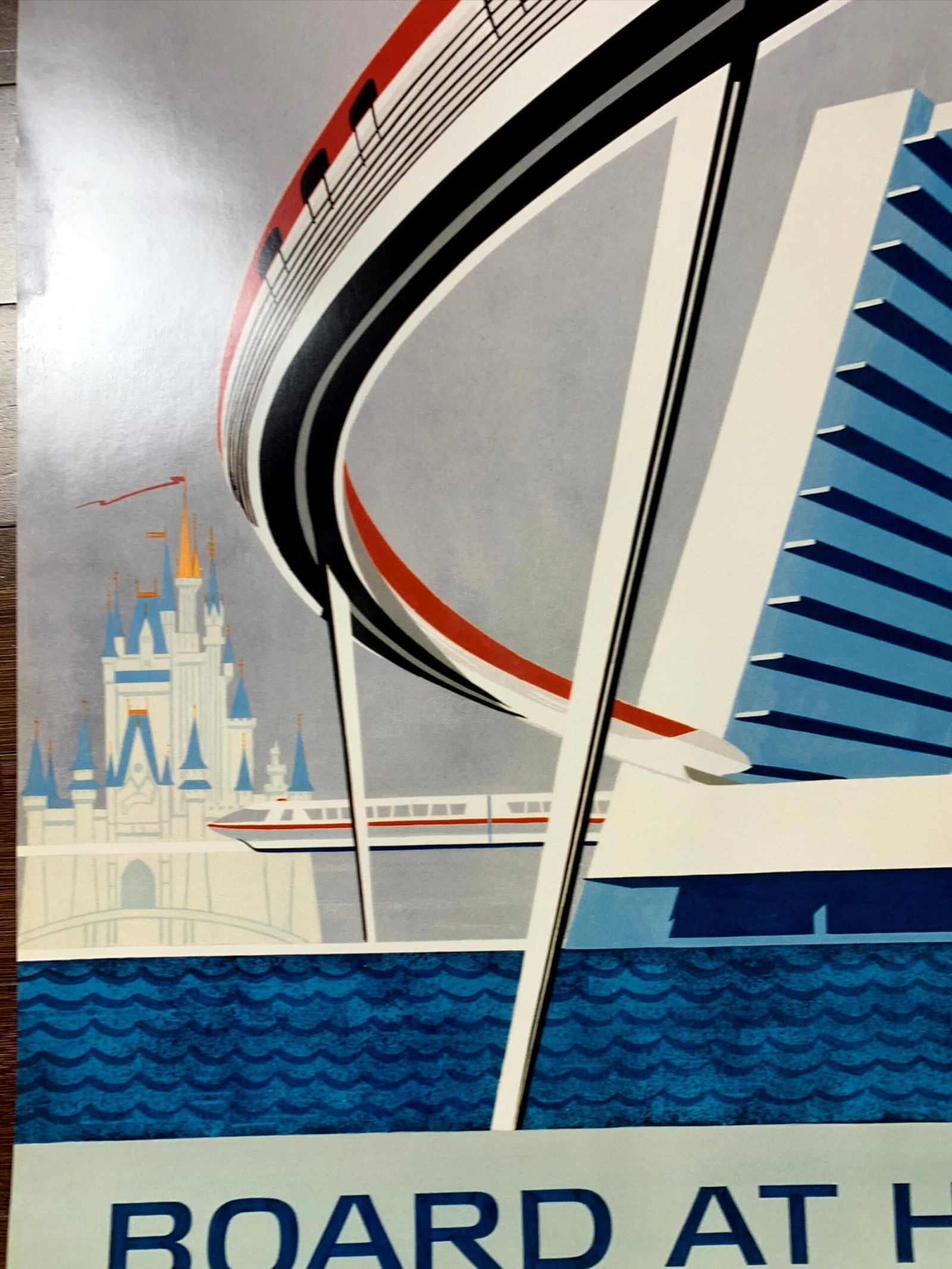 Walt Disney World - Monorail (1999) 24"X36" US Travel Poster - 2